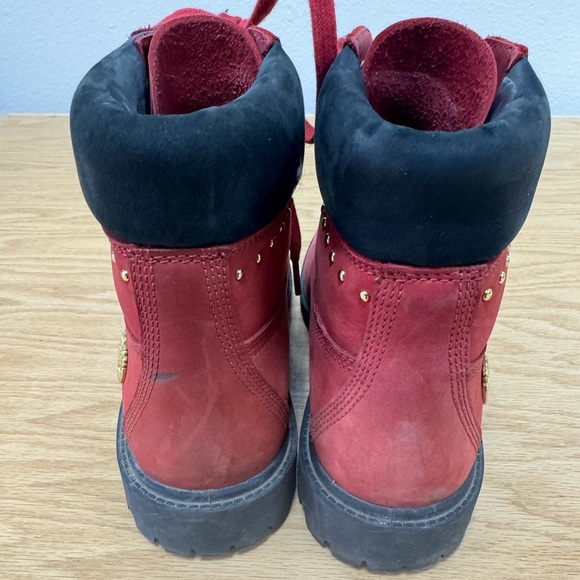 Timberland Red Suede 6" Heritage Boot - Picture 2 of 10